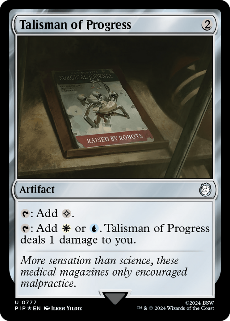 Talisman of Progress (Surge Foil) [Fallout] | Chromatic Games