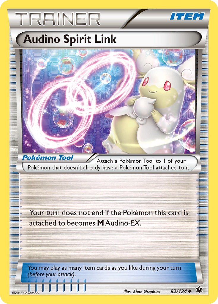 Audino Spirit Link (92/124) [XY: Fates Collide] | Chromatic Games