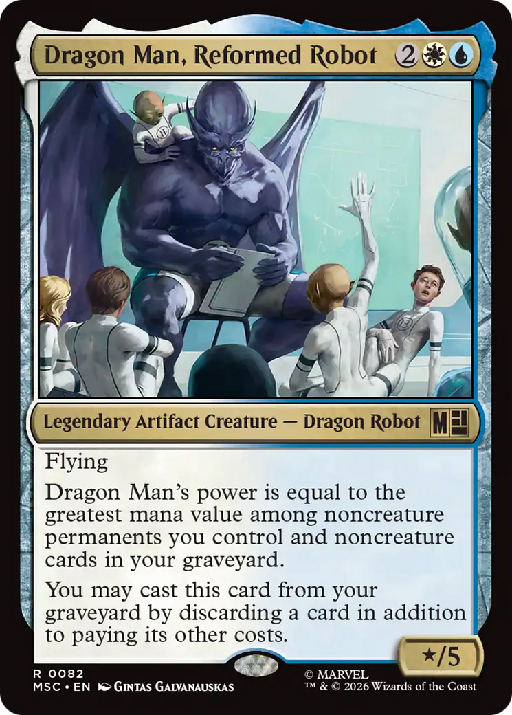 Dragon Man, Reformed Robot (Surge Foil) [Marvel Super Heroes Commander] | Chromatic Games