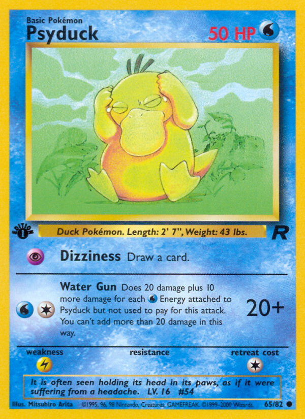 Psyduck (65/82) [Team Rocket 1st Edition] | Chromatic Games