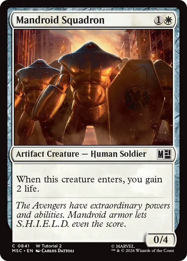Mandroid Squadron [Marvel Super Heroes Commander] | Chromatic Games