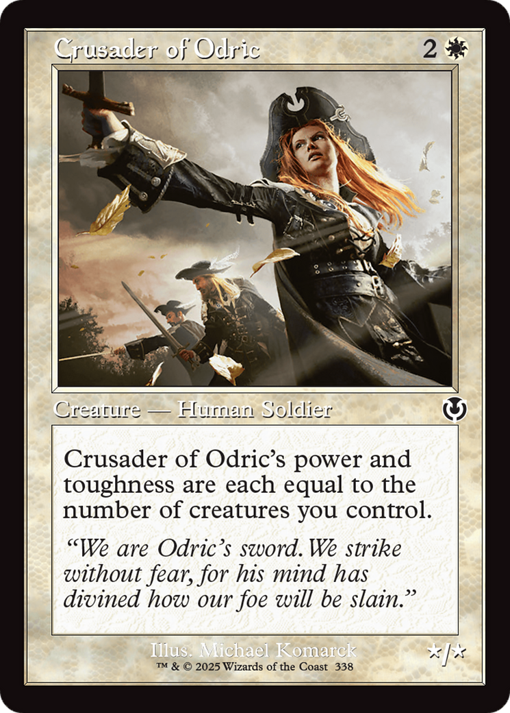 Crusader of Odric (Retro Frame) [Innistrad Remastered] | Chromatic Games