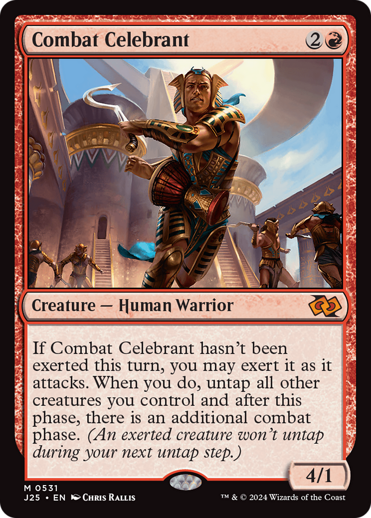 Combat Celebrant [Foundations Jumpstart] | Chromatic Games