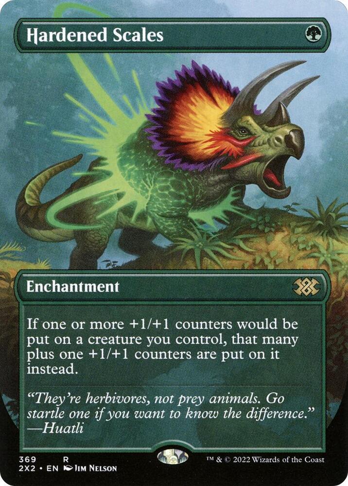 Hardened Scales Borderless 369/331 (Double Masters 2022)  | Chromatic Games