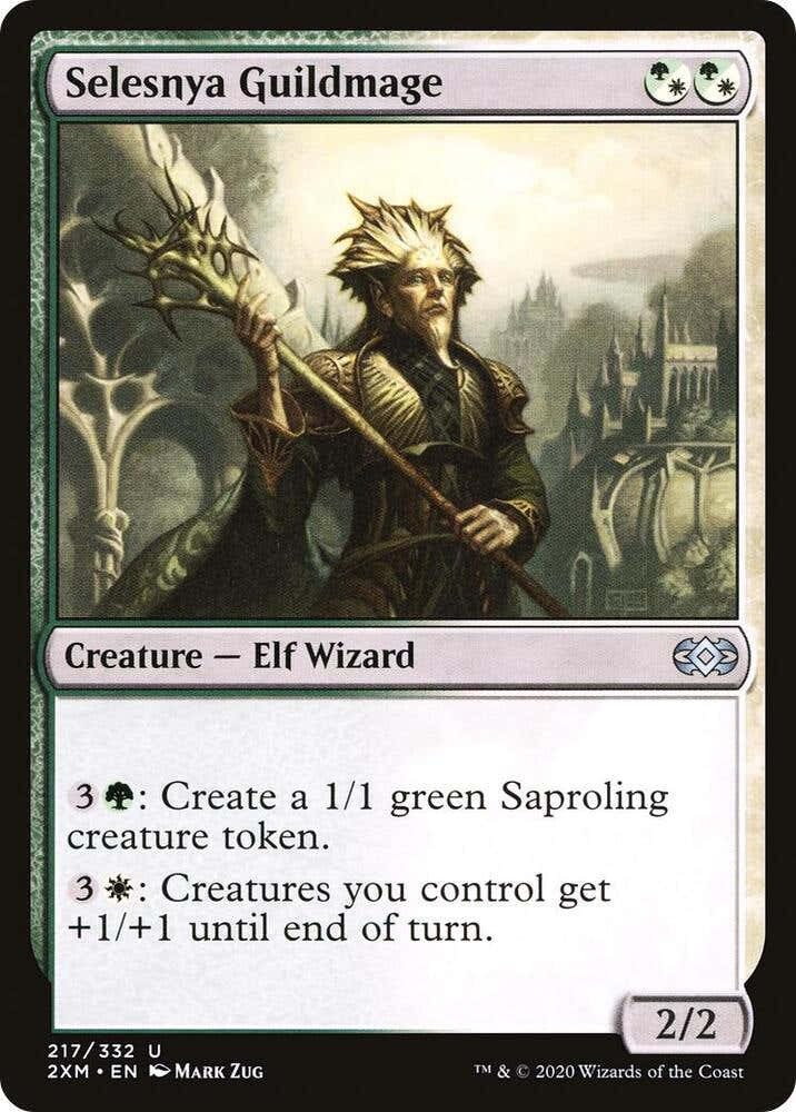 Selesnya Guildmage 217/332 (Double Masters)  - Foil | Chromatic Games
