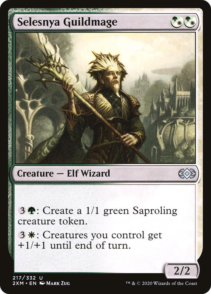 Selesnya Guildmage 217/332 (Double Masters)  - Foil | Chromatic Games