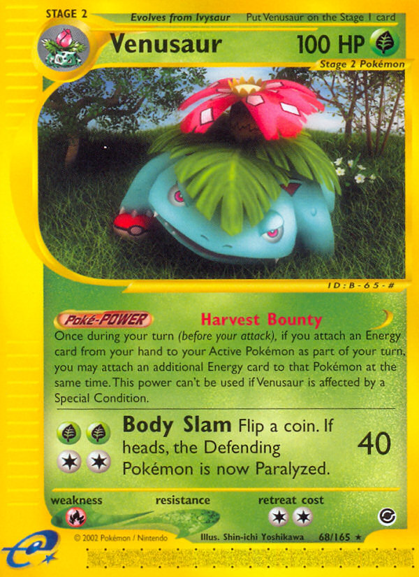 Venusaur (68/165) [Expedition: Base Set] | Chromatic Games