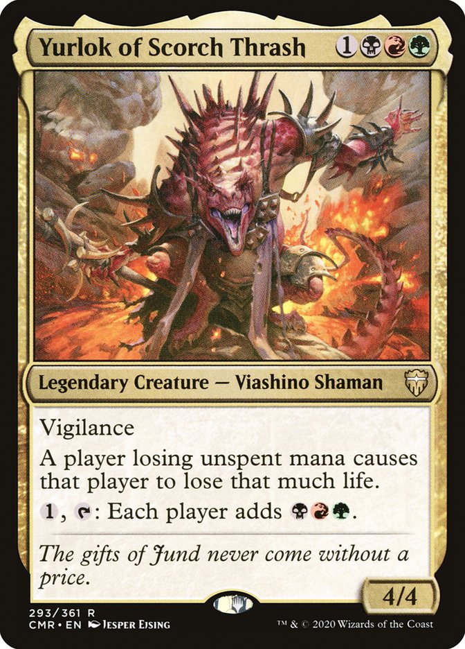 Yurlok of Scorch Thrash 293 (Commander Legends)  | Chromatic Games