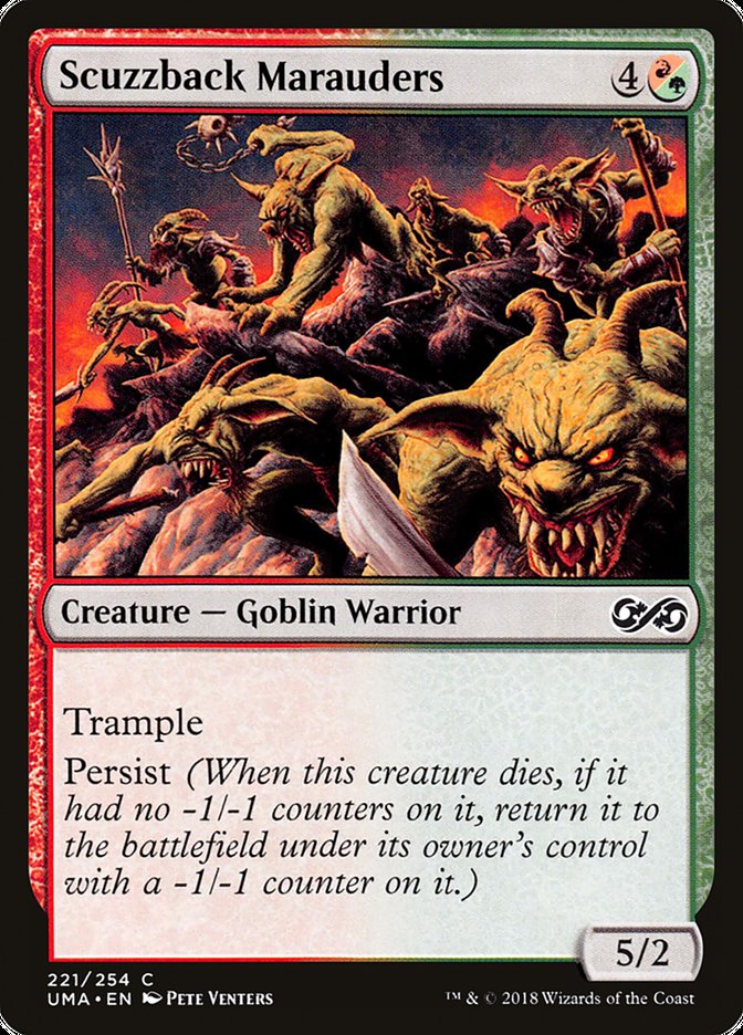 Scuzzback Marauders 221/254 (Ultimate Masters)  | Chromatic Games