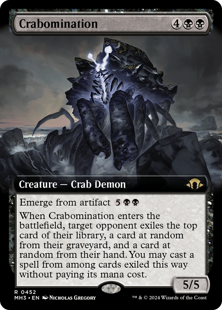 Crabomination (Extended Art) [Modern Horizons 3] | Chromatic Games