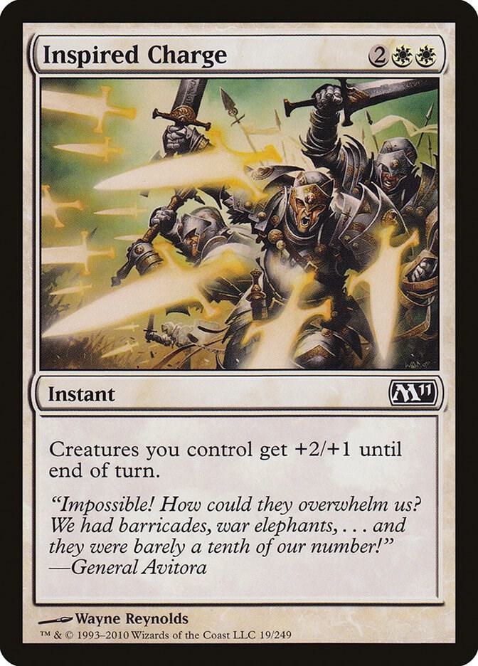 Inspired Charge 19/249 (Magic 2011 (M11))  | Chromatic Games