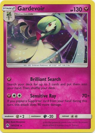 Gardevoir (141/214) (Cosmos Holo) [Sun & Moon: Lost Thunder] | Chromatic Games