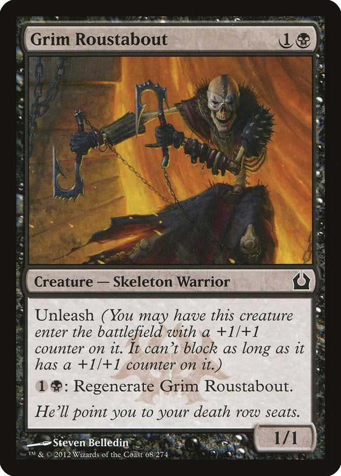 Grim Roustabout 68/274 (Return to Ravnica)  - Foil | Chromatic Games