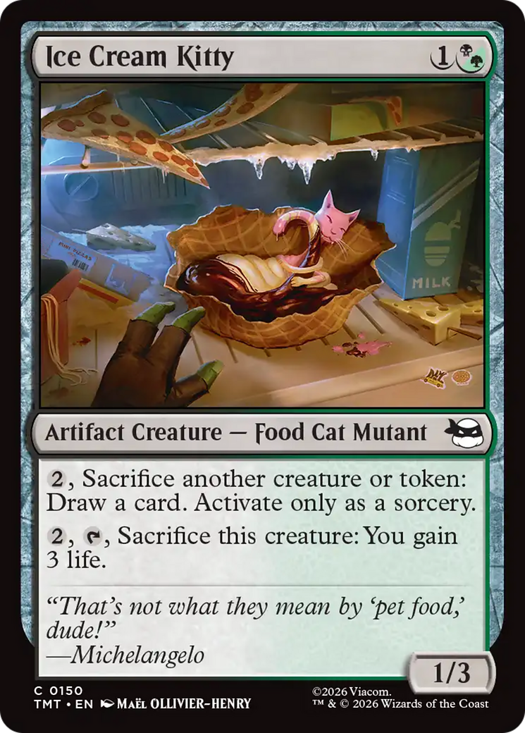 Ice Cream Kitty [Teenage Mutant Ninja Turtles] | Chromatic Games