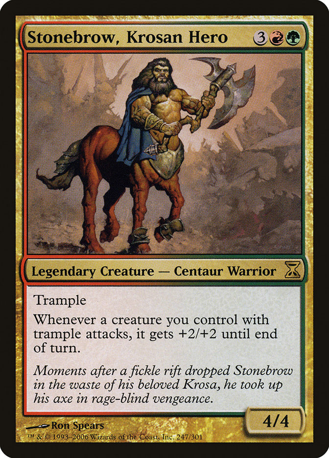 Stonebrow, Krosan Hero 247/301 (Time Spiral)  | Chromatic Games