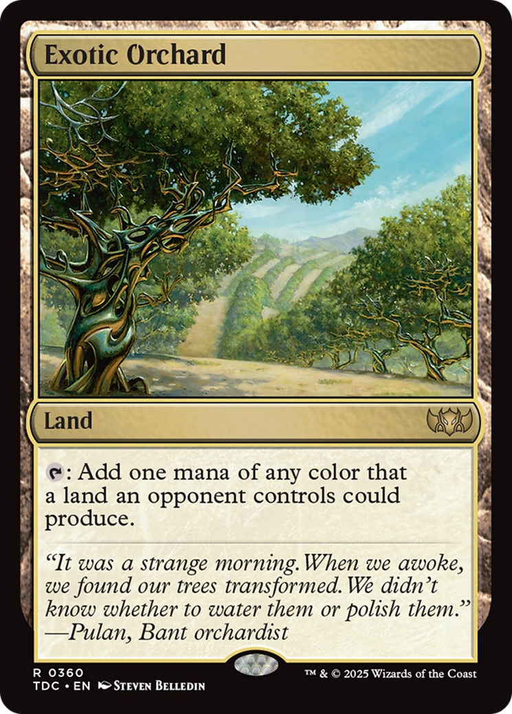 Exotic Orchard [Tarkir: Dragonstorm Commander] | Chromatic Games