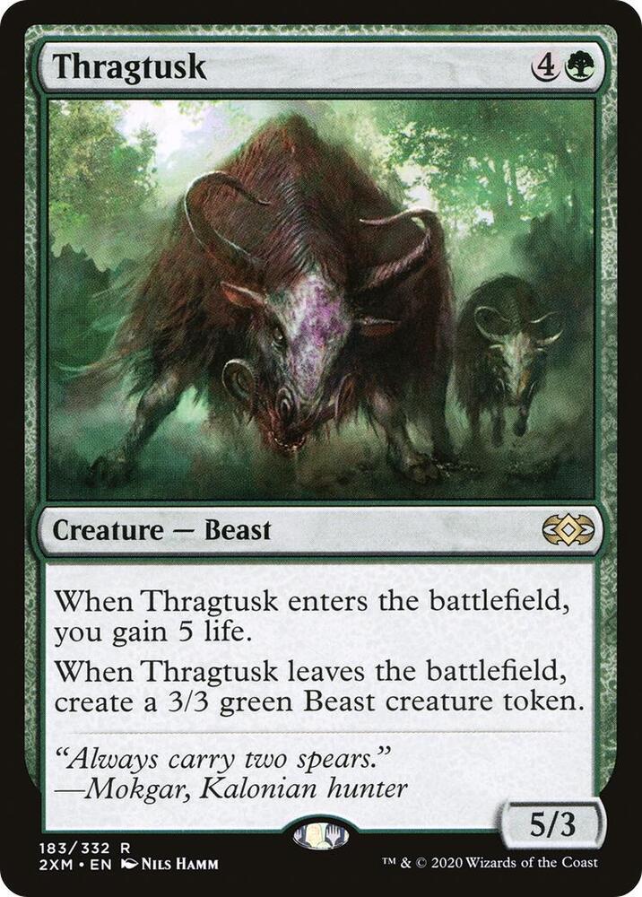Thragtusk 183/332 (Double Masters)  | Chromatic Games