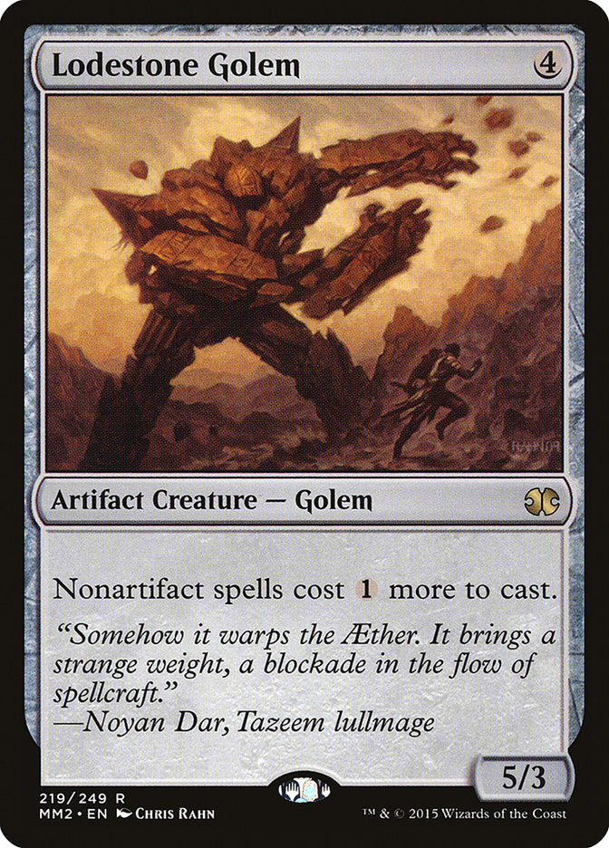 Lodestone Golem 219/249 (Modern Masters 2015)  | Chromatic Games