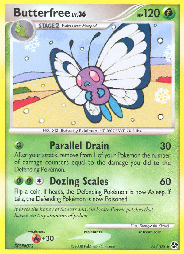 Butterfree (14/106) [Diamond & Pearl: Great Encounters] | Chromatic Games