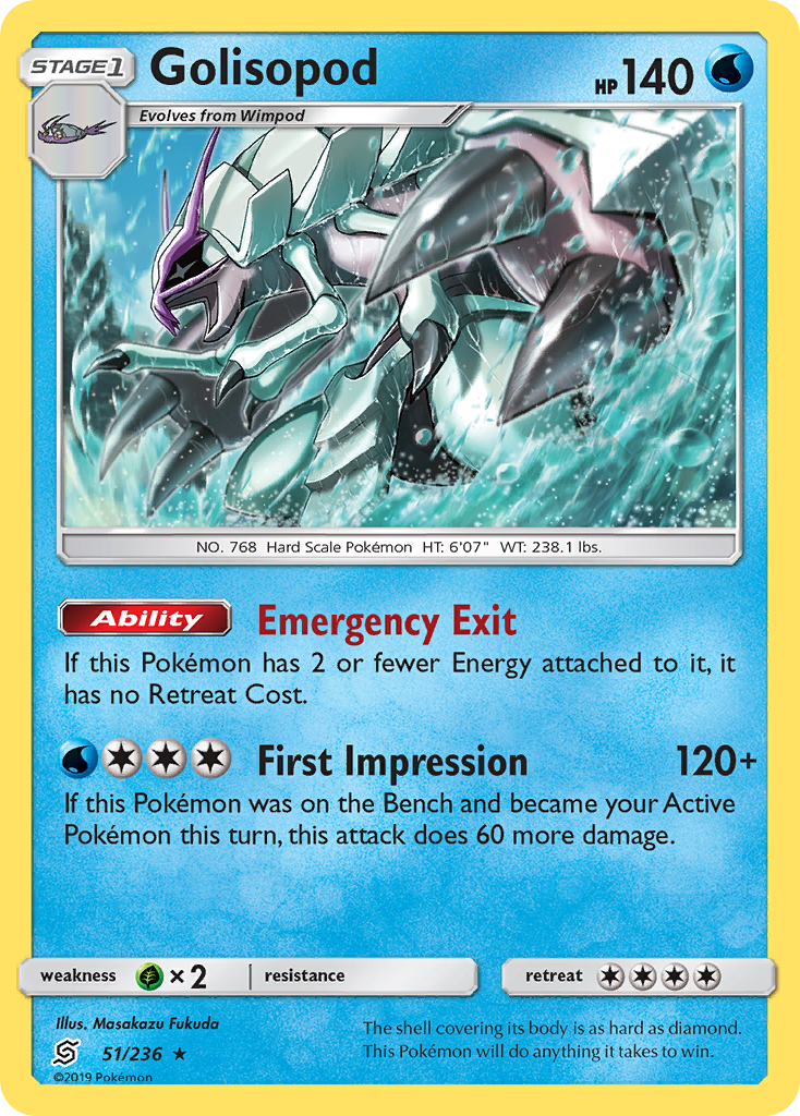 Golisopod (51/236) [Sun & Moon: Unified Minds] | Chromatic Games