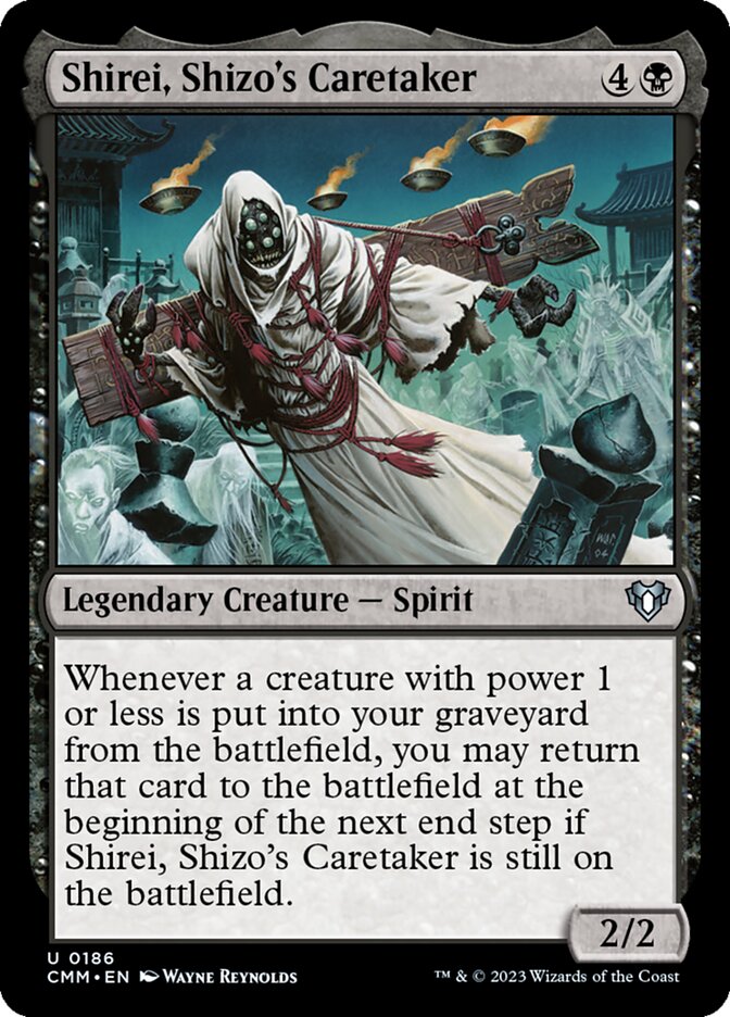 Shirei, Shizo's Caretaker 186 (Commander Masters)  | Chromatic Games