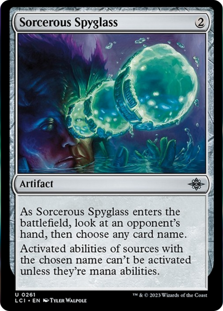 Sorcerous Spyglass [The Lost Caverns of Ixalan] | Chromatic Games