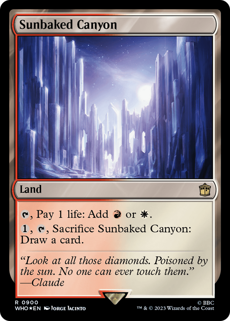 Sunbaked Canyon (Surge Foil) [Doctor Who] | Chromatic Games
