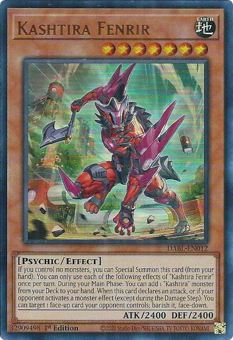 Kashtira Fenrir [DABL-EN012] Ultra Rare | Chromatic Games