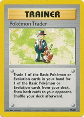 Pokemon Trader (77/102) [Base Set Shadowless Unlimited] | Chromatic Games