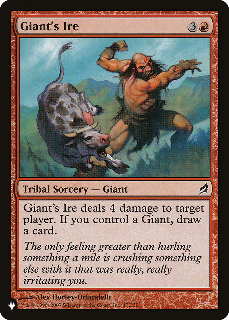 Giant's Ire [The List] | Chromatic Games