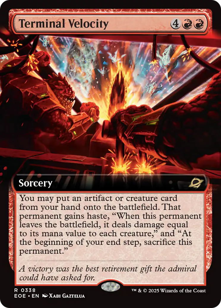 Terminal Velocity (Extended Art) [Edge of Eternities] | Chromatic Games