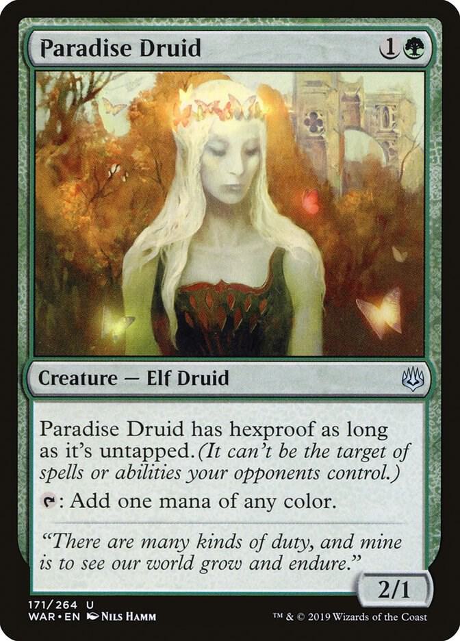 Paradise Druid 171 (War of the Spark)  | Chromatic Games