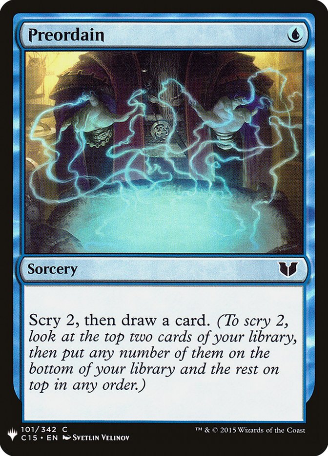 Preordain [Mystery Booster] | Chromatic Games