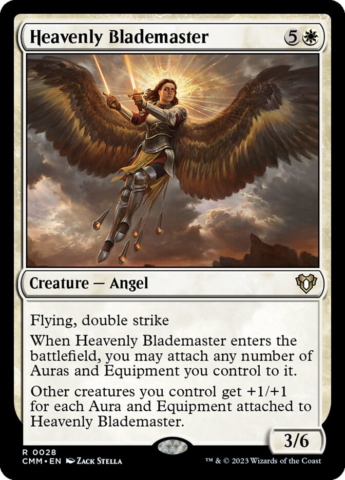 Heavenly Blademaster 28/451 (Commander Masters)  | Chromatic Games