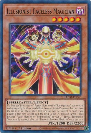 Illusionist Faceless Magician [LDS1-EN046] Common | Chromatic Games