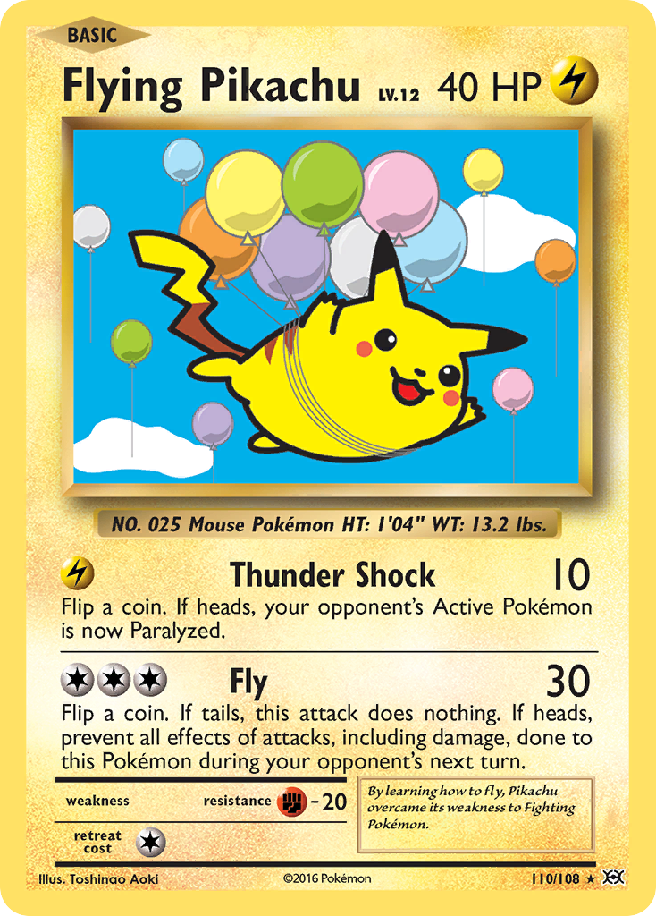 Flying Pikachu (110/108) [XY: Evolutions] | Chromatic Games