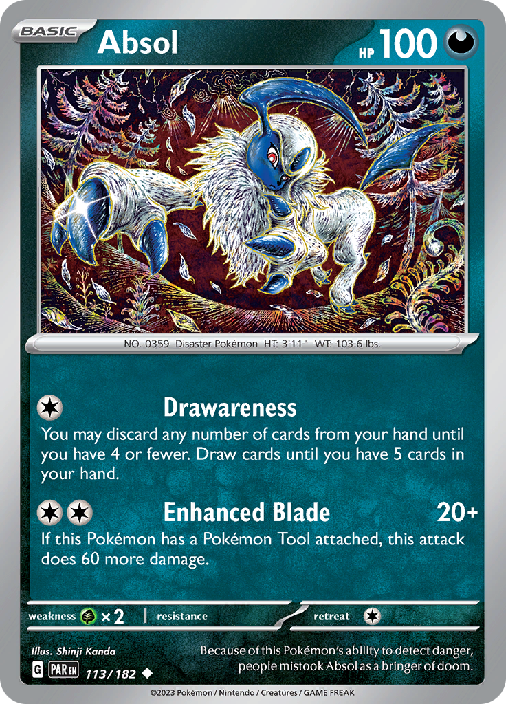 Absol (113/182) [Scarlet & Violet: Paradox Rift] | Chromatic Games