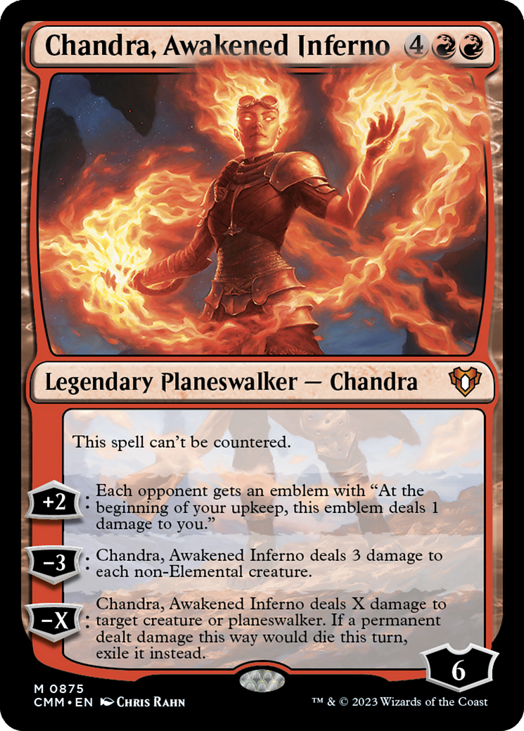 Chandra, Awakened Inferno [Commander Masters] | Chromatic Games