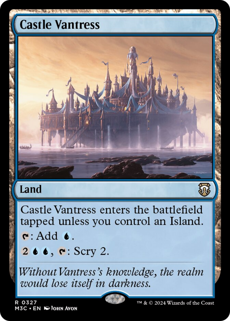 Castle Vantress (Ripple Foil) [Modern Horizons 3 Commander] | Chromatic Games
