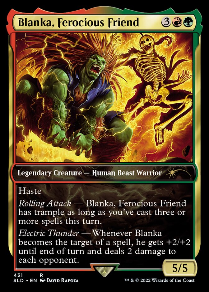 Blanka, Ferocious Friend [Secret Lair Drop Series] | Chromatic Games