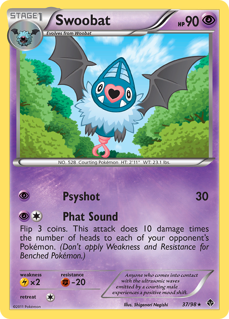 Swoobat (37/98) [Black & White: Emerging Powers] | Chromatic Games