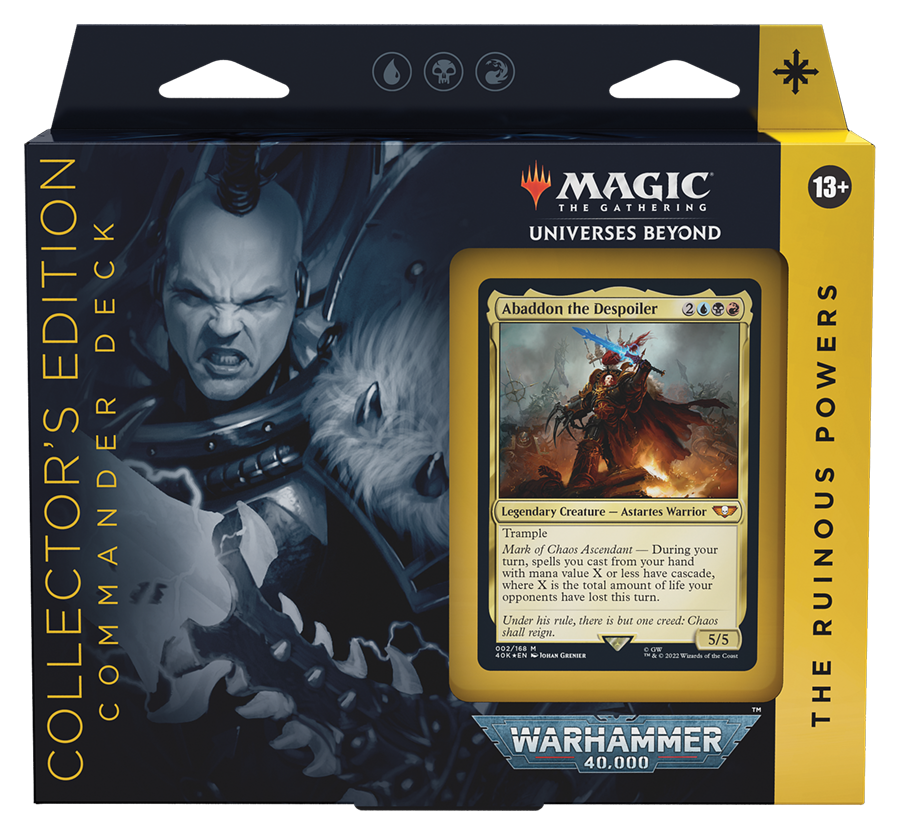 Warhammer 40,000 - Commander Deck (The Ruinous Powers - Collector's Edition) | Chromatic Games