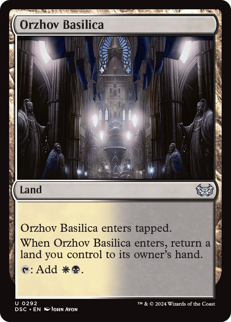 Orzhov Basilica [Duskmourn: House of Horror Commander] | Chromatic Games