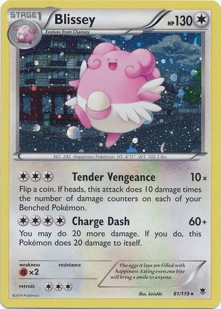 Blissey (81/119) (Cosmos Holo) [XY: Phantom Forces] | Chromatic Games