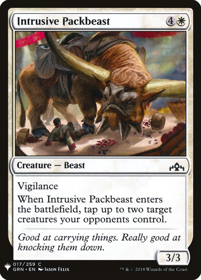 Intrusive Packbeast [Mystery Booster] | Chromatic Games