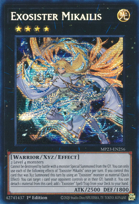 Exosister Mikailis [MP23-EN256] Prismatic Secret Rare | Chromatic Games