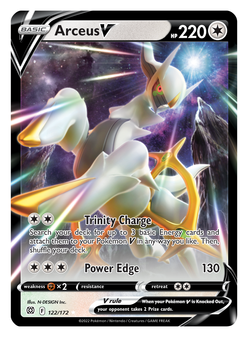 Arceus V (122/172) [Sword & Shield: Brilliant Stars] | Chromatic Games