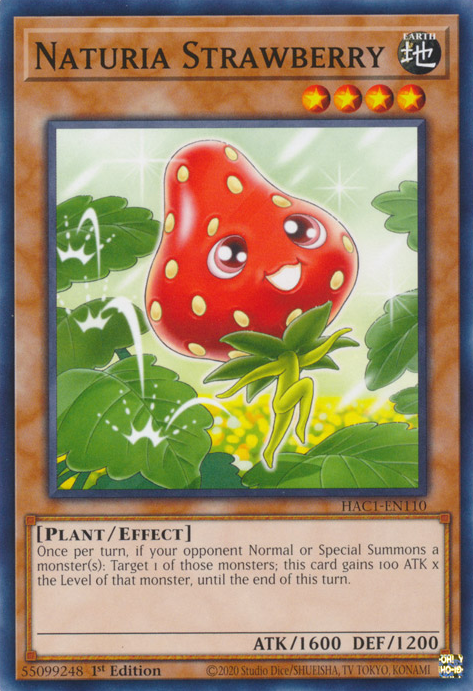 Naturia Strawberry [HAC1-EN110] Common | Chromatic Games