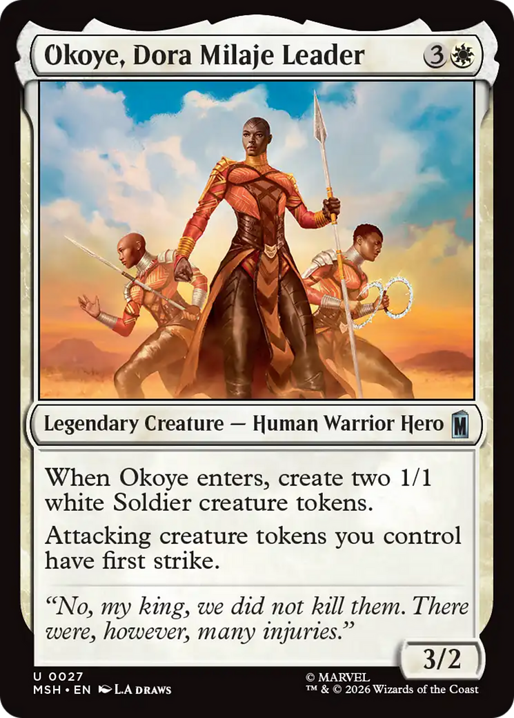 Okoye, Dora Milaje Leader [Marvel Super Heroes] | Chromatic Games