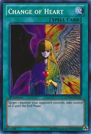 Change of Heart [LCYW-EN124] Secret Rare | Chromatic Games